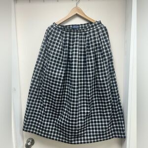 VTG Land’s End Cotton Plaid Skirt